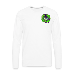 Men's Premium Long Sleeve T-Shirt - white