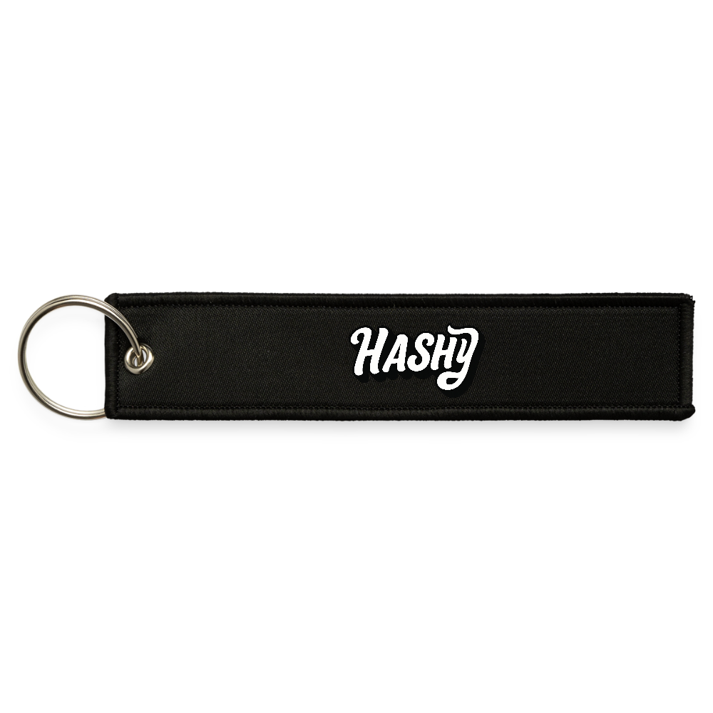 Jet Tag Keychain - black