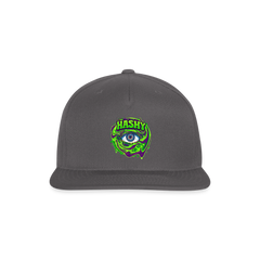 Snapback Baseball Cap - dark grey