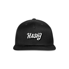 Snapback Baseball Cap - black