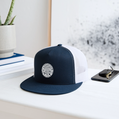 Trucker Hat - navy/white