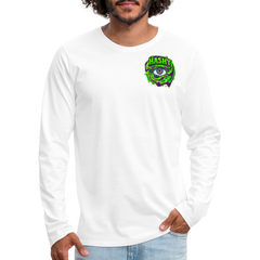 Men's Premium Long Sleeve T-Shirt - white