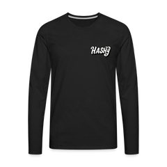 Men's Premium Long Sleeve T-Shirt - black