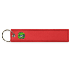 Jet Tag Keychain - red