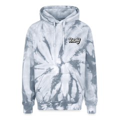 Adult Tie Dye Hoodie - spider silver