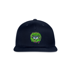 Snapback Baseball Cap - navy