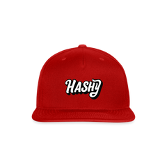 Snapback Baseball Cap - red