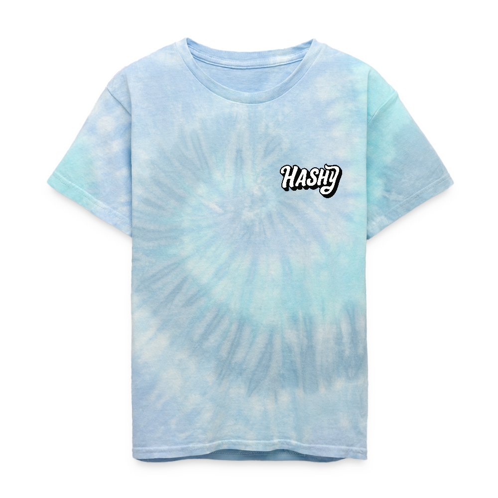 Kid's Tie Dye T-Shirt - blue lagoon