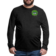 Men's Premium Long Sleeve T-Shirt - charcoal grey