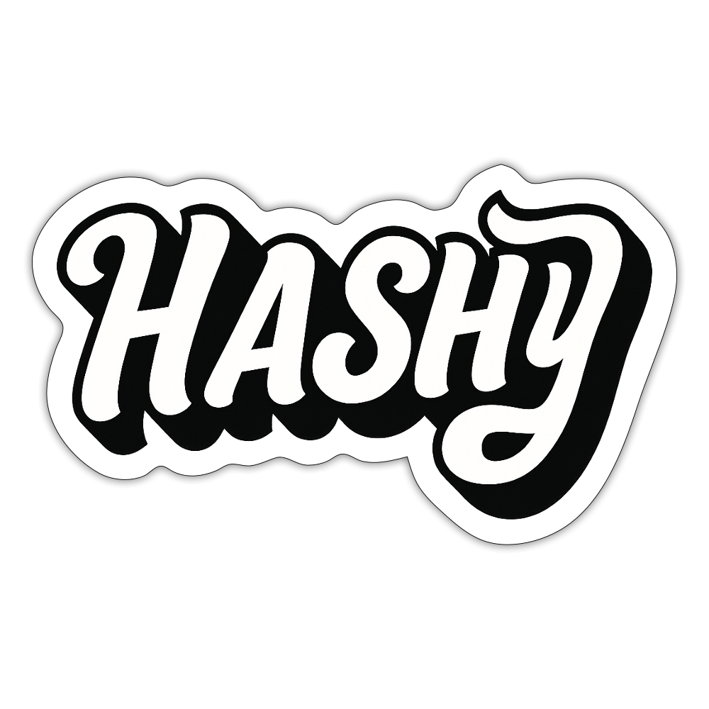 Sticker - white matte