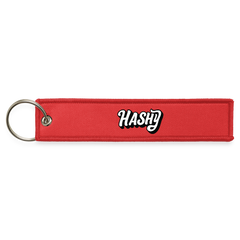 Jet Tag Keychain - red