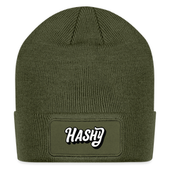 Patch Beanie - olive