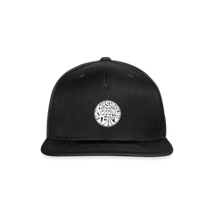 Snapback Baseball Cap - black