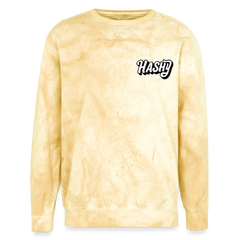Unisex Colorblast Crewneck Sweatshirt - citrine