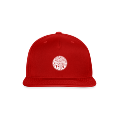 Snapback Baseball Cap - red