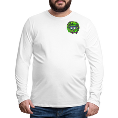Men's Premium Long Sleeve T-Shirt - white