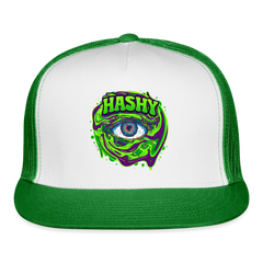 Trucker Hat - white/kelly green