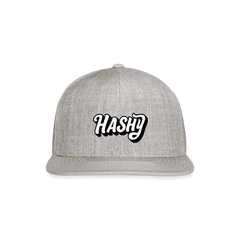 Snapback Baseball Cap - heather gray