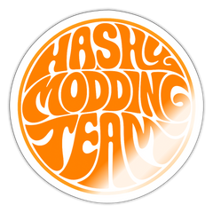 Sticker - white glossy