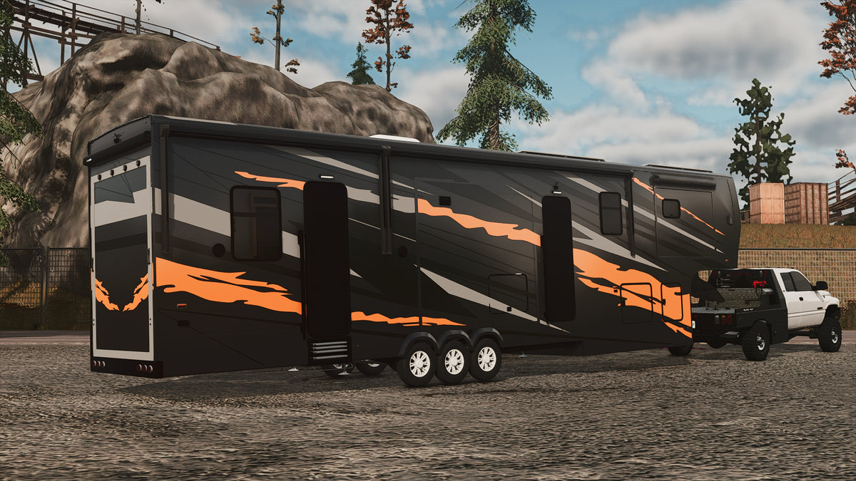 2025 Forest River RV RiverStone 4513DST Toy Hauler Camper