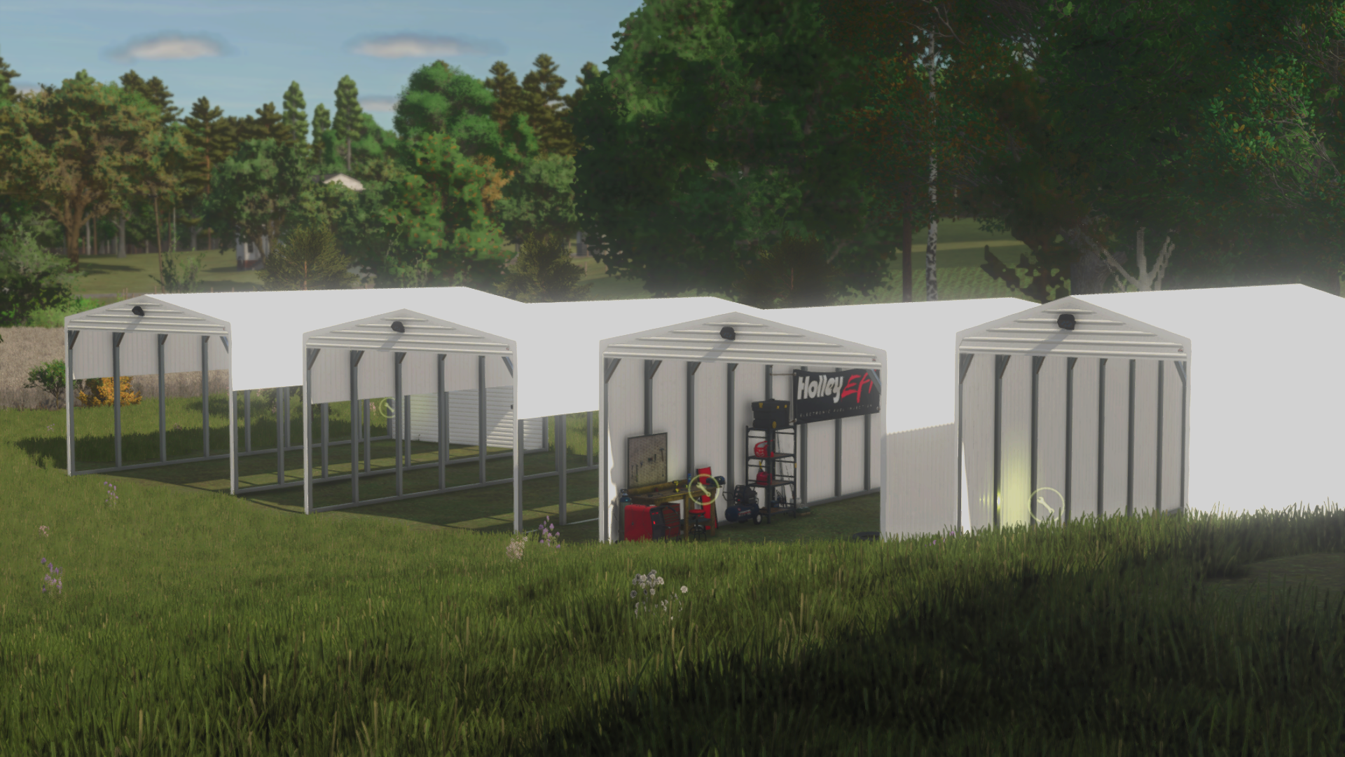 Carport placeable pack | Hashy Steel Structures