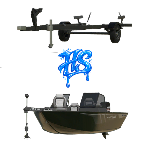 Lowe FM-1775 Boat And Trailer