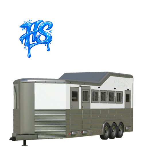 Bloomers 5 Horse Bumper Pull Trailer