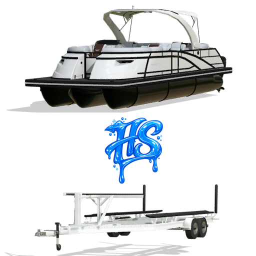 2025 Bennington Q Line Pontoon Boat And Trailer