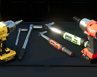 Dewalt and Milwaukee Impact Drills + Torque Wrench's Pack